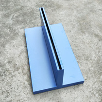 T-type Billboard base Mall poster base tempered glass sign square blue billboard base