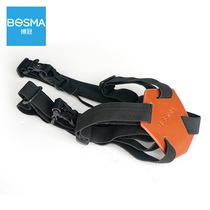 (Boguan official flagship store)BOMSA Boguan x Kailas Kaile Stone joint leather x-shaped elastic shoulder strap