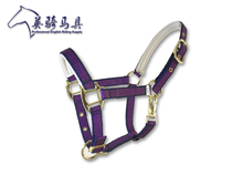 British riding harness export European Purple Dwarf horse bridle eye-attracting mini horse