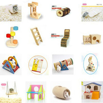 Mix 5 pieces of hamster toy roller climbing ladder climbing frame warped cylinder board bell swing hamster shake