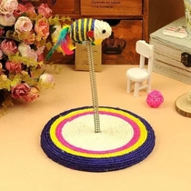 Mix 5 pieces of funny cat toys color sisal mouse spring plate cat scratch plate sisal plate funny cat mouse toy