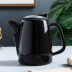 Bình pha cà phê gốm sứ công suất lớn màu đen Bắc Âu 1000ML sáng tạo ấm trà đỏ Mỹ với bộ lọc tùy biến - Cà phê
