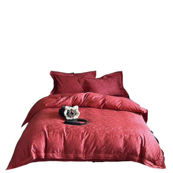 100S long velvet cotton four-piece set red high-end wedding bedding pure cotton fur dowry big red wedding supplies
100S long velvet cotton four-piece set red high-end wedding bedding pure cotton fur dowry big red wedding supplies