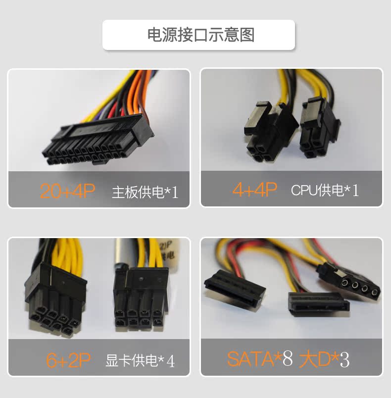 [7-year warranty] haiyun core gx 650w 550w 500w rated gold medal full module power supply focus