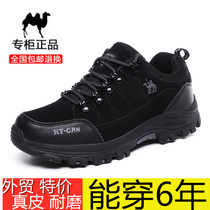 American foreign trade original single hiking shoes mens shoes mountain shoes old shoes father outdoor shoes waterproof non-slip hiking shoes women