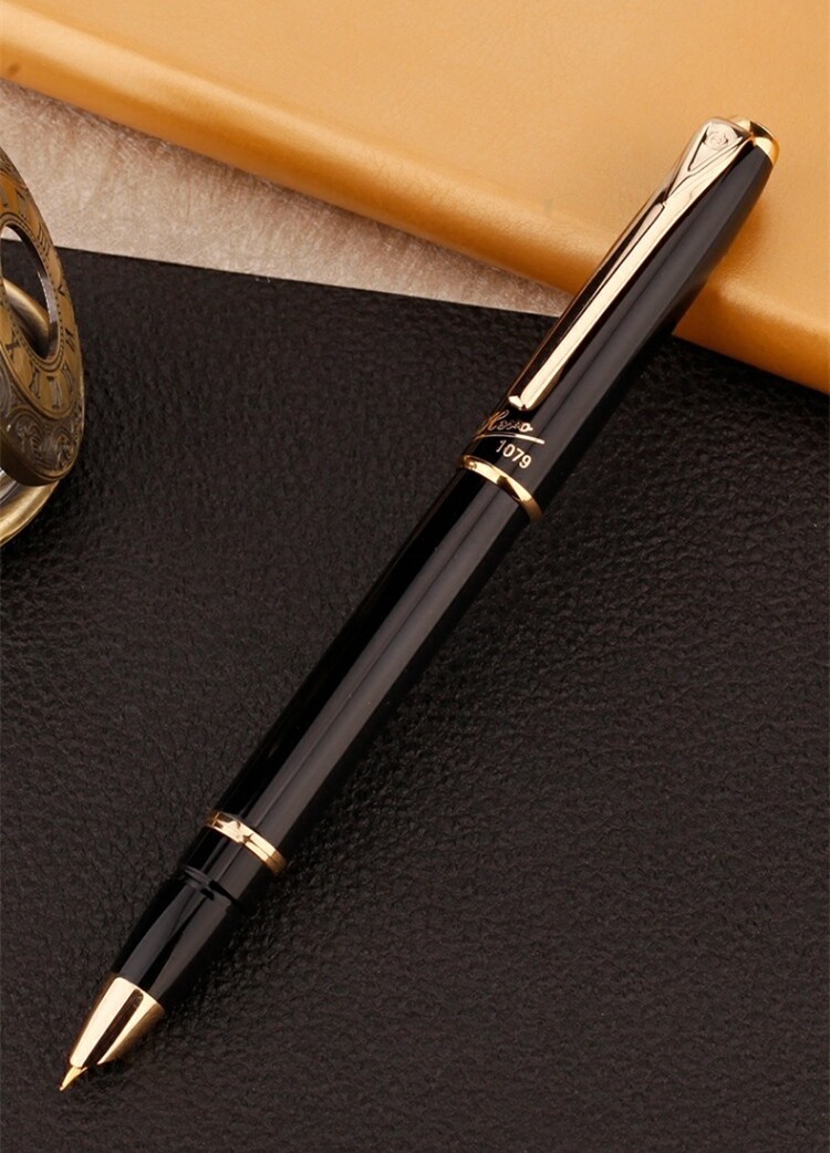 包邮hero/英雄 1079黑色特细(1 2)钢笔/美工笔/宝珠笔 三笔头套装_7折