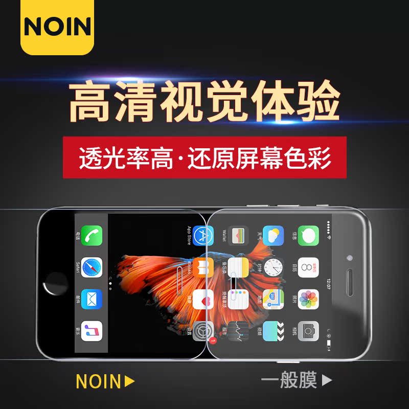 NOIN 苹果iPhone6plus钢化膜 6sP手机膜玻璃膜防指纹超薄膜5.5寸产品展示图1