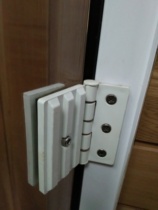 Sauna door plastic hinge (3 one door) sauna tempered glass door hinge height 7 8 cm