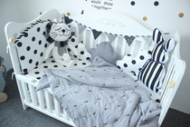 Nordic style ins explosion baby bed bed hanging Baby bed decoration small bunting childrens bed decoration bed hanging