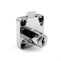 Automatic drawer lock Furniture lock Cabinet lock Desk extension drawer lock through and open oblique tongue drawer lock core