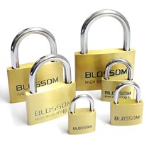 Pure copper padlock dormitory warehouse large door lock anti-theft window compartment garden door padlock waterproof copper core lock