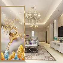 Modern technology simple glass screen partition Living room decoration Bedroom blocking home entrance entrance Nordic light luxury