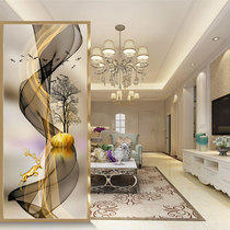 Nordic simple modern glass screen partition living room kitchen entrance porch Light luxury decoration translucent occlusion