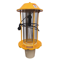 Creative step outdoor frequency vibration insecticidal lamp agricultural mosquito killer lamp UV booby orchard fruit sucking nocturnal moth