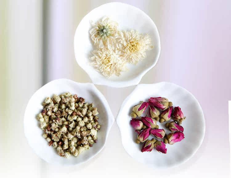 三花解郁茶养生下火茶黄山菊花白梅花玫瑰花泡水喝组合花草年货礼