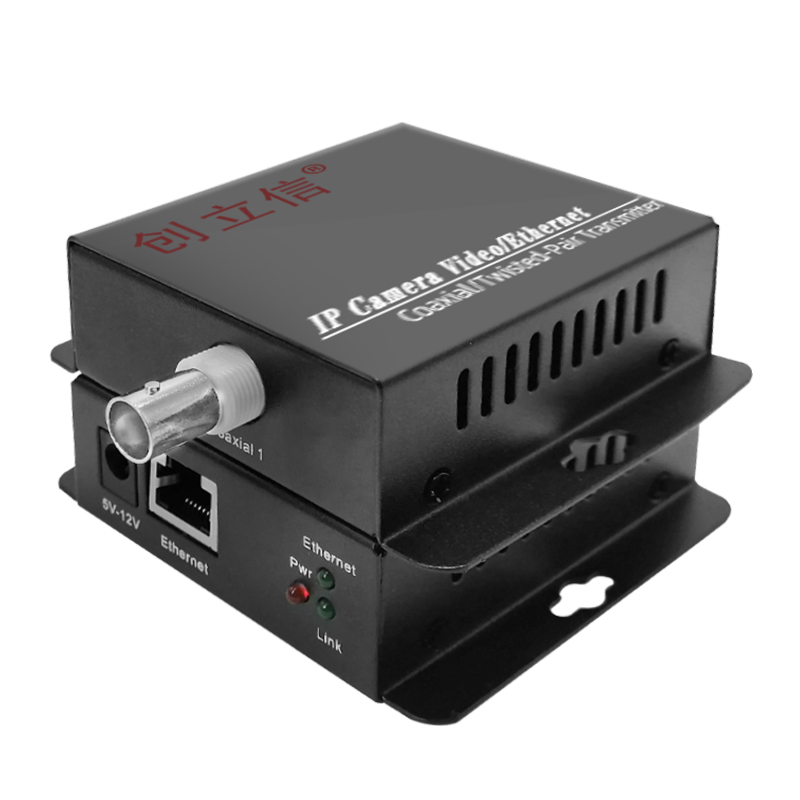 creation of optical transceiver for ip coaxial transmission to network  transmission extender ip coaxial converter