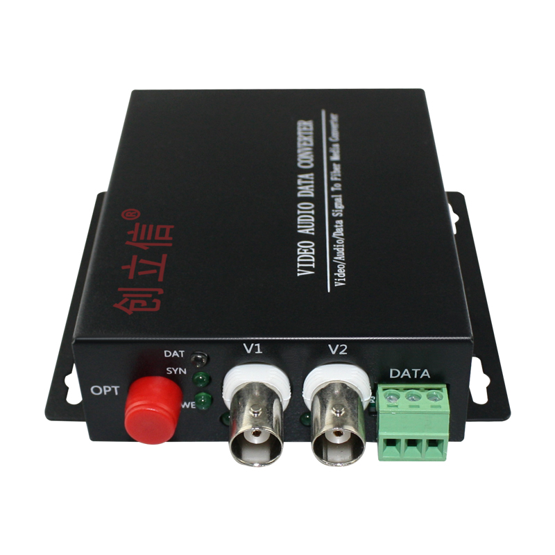 founding letter 2-channel surveillance digital video optical transceiver with 485 control data 2-port single-mode single fiber to fiber