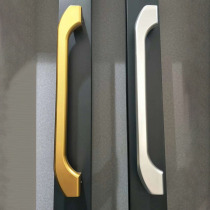 Glass door handle sliding door large handle hollow door handle aluminum alloy handle cover sliding door balcony door handle