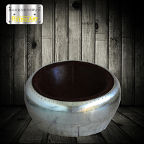 Ball Chair Aluminum Leather Drop Earth Aluminum Leather Chair Hemisphere GRP Chair Retro Style Aluminum Leather Hemisphere Chair