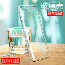 Suitable for Huawei Glory 10 mobile phone case transparent glass ten full edge silicone soft sleeve ultra-thin drop-proof hard case men and women