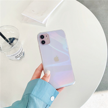 Play win bubble Laser rainbow transparent shell 12 11pro Max mini Apple X XS XR SE phone case iPhone7p female 8plus silicone full