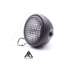 Retro headlights 5 75 inch metal mesh headlights modified headlights Long Jia Xinyuan CG Sanyo Ranger and other general purpose