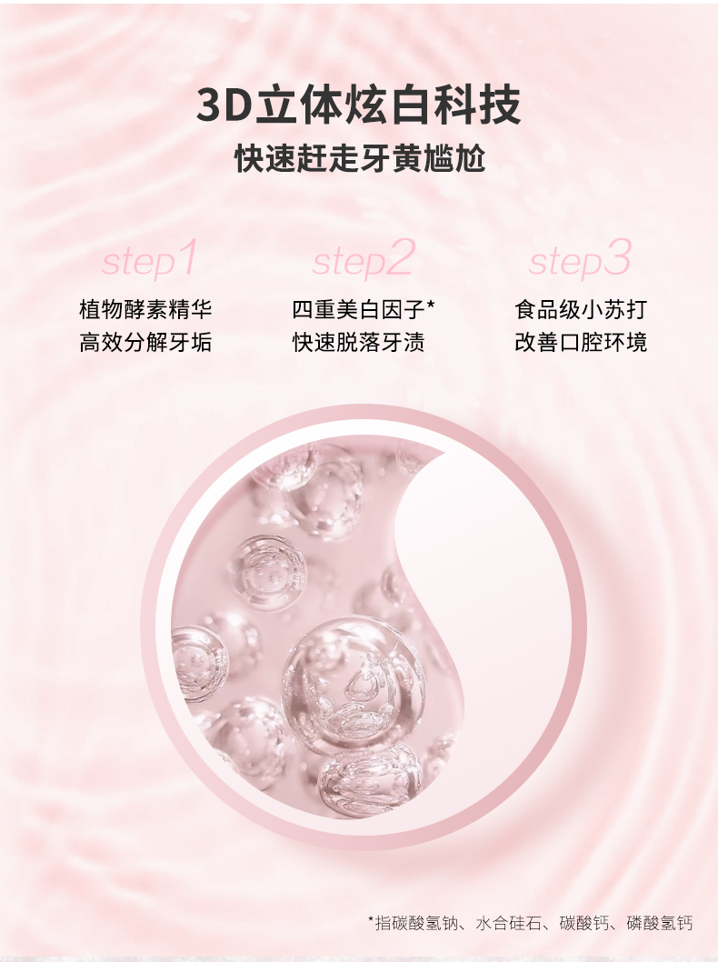 【拍2件39.9】舒客去黄美白洁牙粉