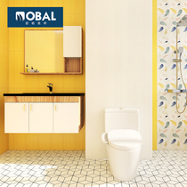 Tile toilet non-slip floor tiles wall tiles background wall all porcelain Nordic style modern minimalist kitchen wall tiles