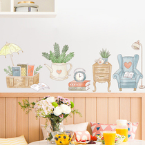 Hipster wall stickers Nordic living room bedroom room warm dormitory renovation ins stickers wall decorations stickers