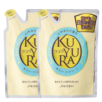 Japan imported can be quiet and quiet replacement 400ml * 2 bags of 800ml shower gel for men and women Bath