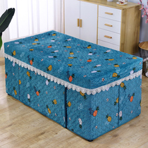Electric fire cover rectangular electric stove hood baking fire cover new table cloth cover by gush thickened winter heating table cover cover