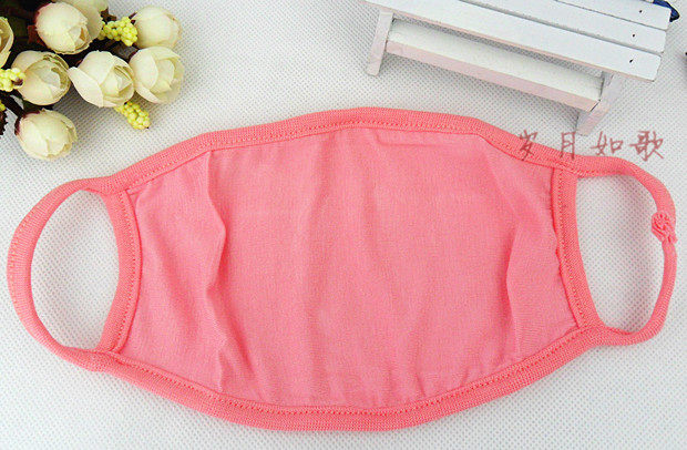 6个包邮夏季超薄透气单层莫代尔防晒口罩 加大可爱男女情侣口罩