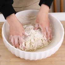 And basin ceramic household kneading basin large padded kitchen baking non-stick noodle hair basin mixing stuffing wash basin