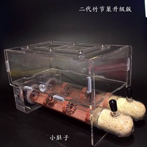 Double bamboo nest 30 caliber large test tube novelty birthday gift for friends colleagues children