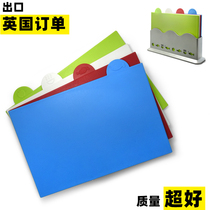 British single-category cutting board set baby food supplement board household plastic cutting board set antibacterial and mildew proof