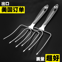 American AC stainless steel barbecue sign roast needle turkey fork large meat fork chicken wing fork lamb leg fork roast fork chicken leg fork