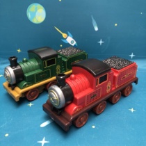 Childrens Electric Boy Blue with carriage small train with light music red Green large locomotive toy
