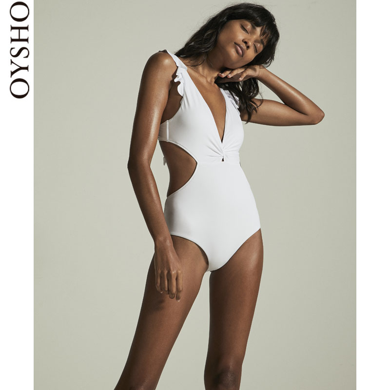 oysho white swimsuit