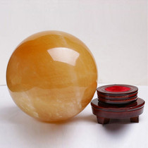 Natural citrine ball yellow crystal ball seven-star array living room entrance