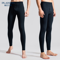 Palanto thin cotton pants men winter leggings tight high waist warm pants plus velvet autumn pants thick warm underwear men