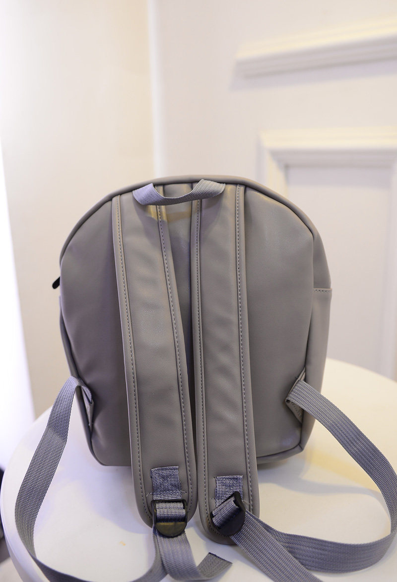 韩版软萌卡通双肩包 荷包蛋pu背包原宿ulzzang学生书包休闲旅行包