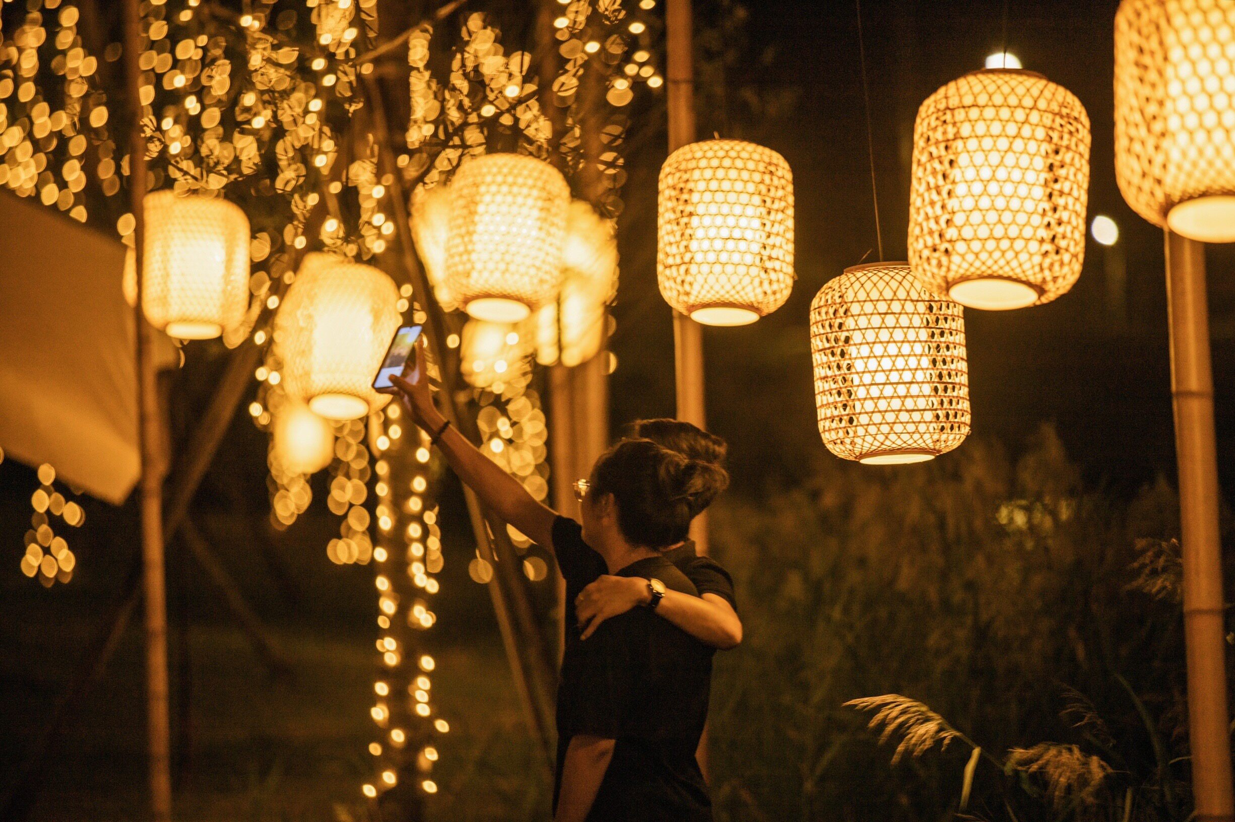 竹编灯笼灯竹灯罩广告印字日式吊灯中式仿古茶楼餐厅火锅店饭店灯