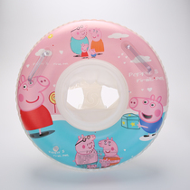 Childrens swimming ring sitting ring thickened baby floating ring baby baby toddler inflatable toy water Mount pig handle ring