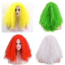 Exaggerated prom fluorescent party festival European and American wig color fluorescent green explosive head dsGOGO dance team wig