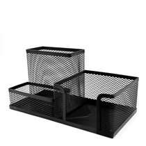 Office storage basket pen holder creative fashion multifunctional business mesh pen holder iron mesh pen holder Pen Holder
