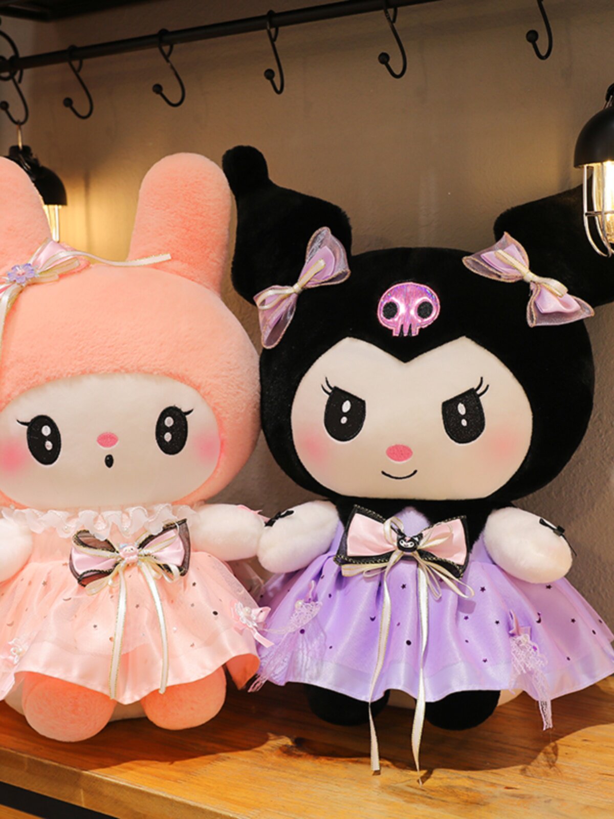 公主库洛米公仔蝴蝶结美乐蒂玩偶大号毛绒玩具娃娃儿童节礼物女孩