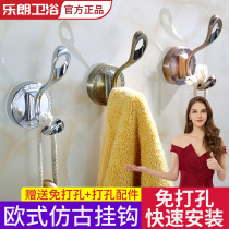 Hanging hook Bathroom single hook Single hook Bathroom wall wardrobe hook European kitchen coat hook Clothes hook