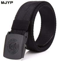 Dragon belt canvas belt outdoor tactical belt military training male automatic buckle hypoallergenic plastic over security pants belt