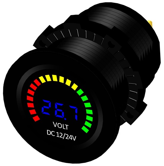 자동차 수정 볼트 미터 디지털 디스플레이 RV 배터리 미터 배터리 배터리 DC 감지 12v24V 저전압 경고 자동차 수정 볼트 미터 디지털 디스플레이 RV 배터리 미터 배터리 배터리 DC 감지 12v24V 저전압 경고