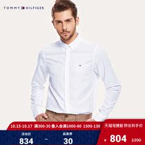 TOMMY HILFIGER mens new spring and autumn long sleeve shirt (slim version)-MW0MW09689